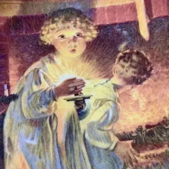 Norman Rockwell Collectors Plate...Is He Coming….Christmas Collection - Picture 3 of 5